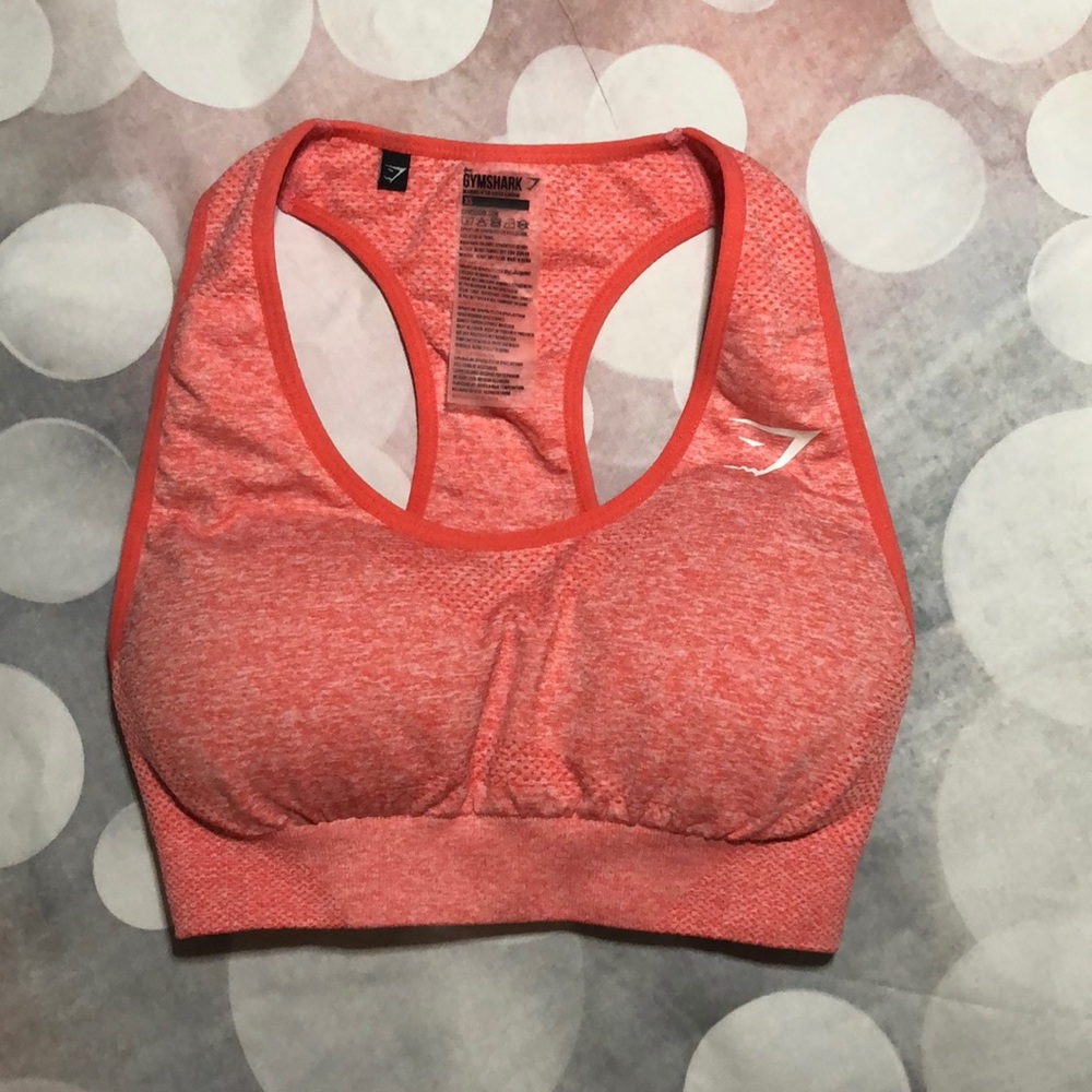 GymShark Peach Coral Sports Bra